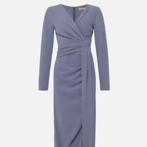 LICHI - Maxi dress with a belt and wrap imitation